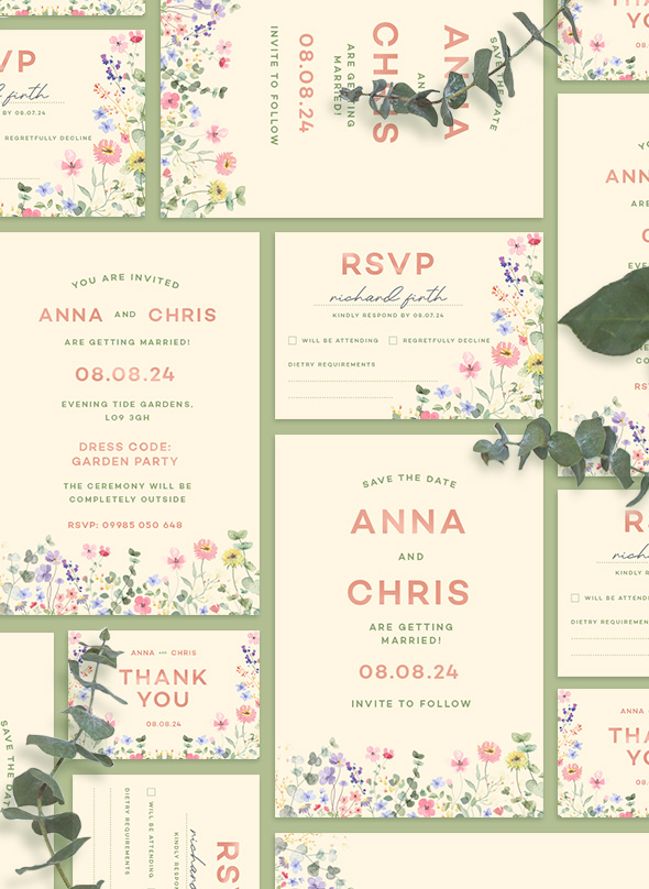 Create Standout Wedding Stationery With Metallic Foil