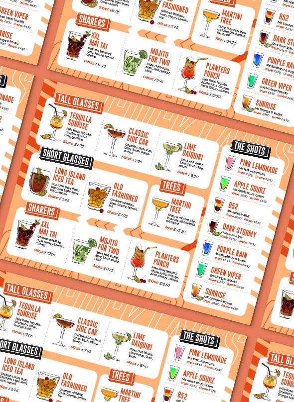 How To Design A Cocktail Menu