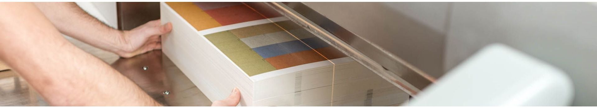 Print bleed diagram showing crop marks and registration marks for professional printing setup