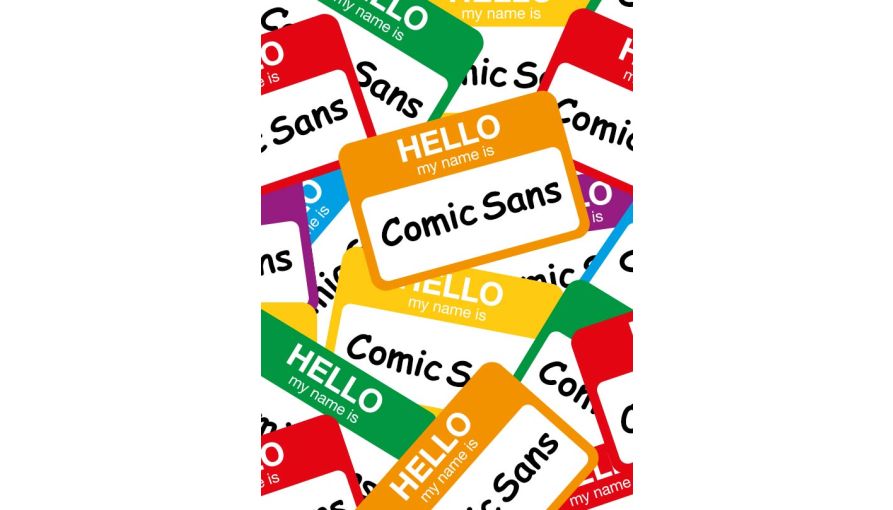 Banning the use of Comic Sans