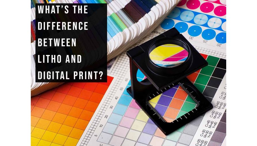What's the difference between litho and digital print?