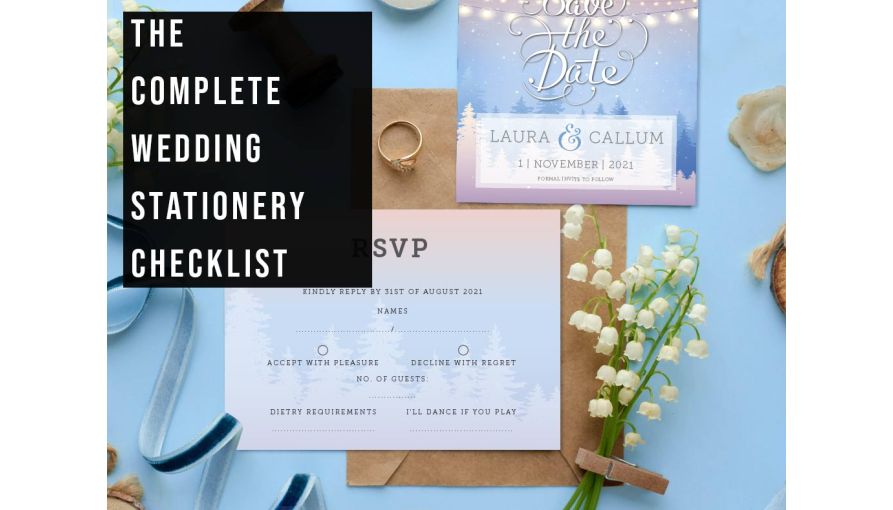 The Complete Wedding Stationery Checklist