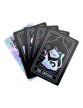 Metallic Foil Tarot Cards Holographic Fan