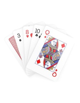 Color Playing Cards Fanned