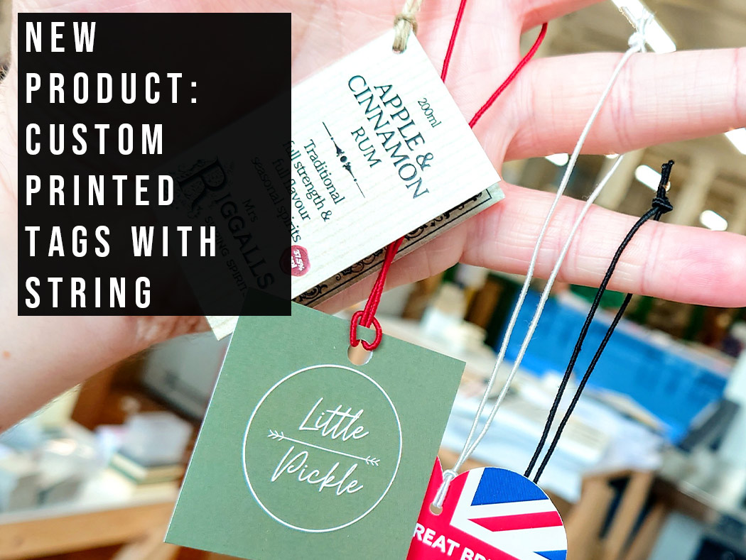 Small Brown Coupon Merchandise Tag With String and Perforation