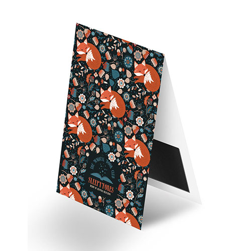 Magnetic bookmark featuring a cute fox design