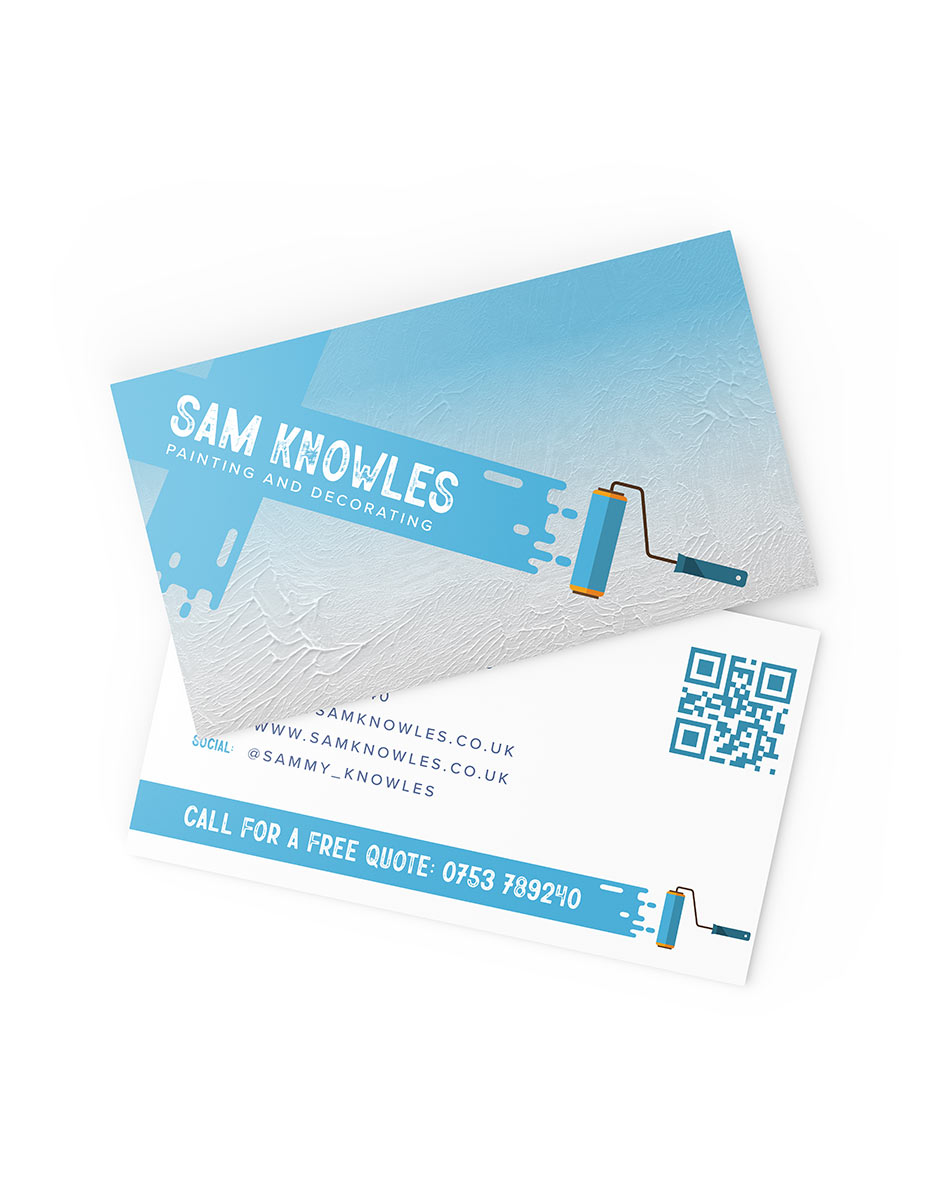 Painter and Decorator Business Card Printing