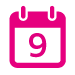 9 Day Turnaround Icon