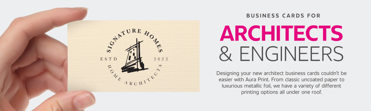 Architect Business Cards Header Banner