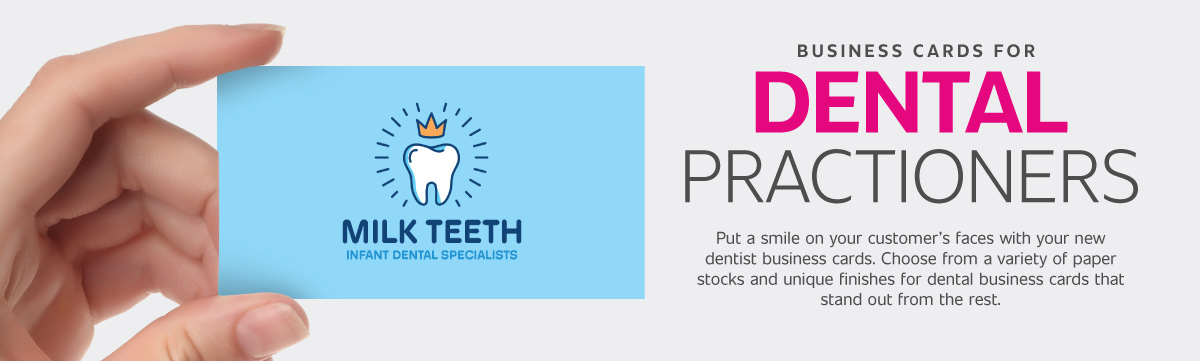 Dentist Business Cards Header Banner