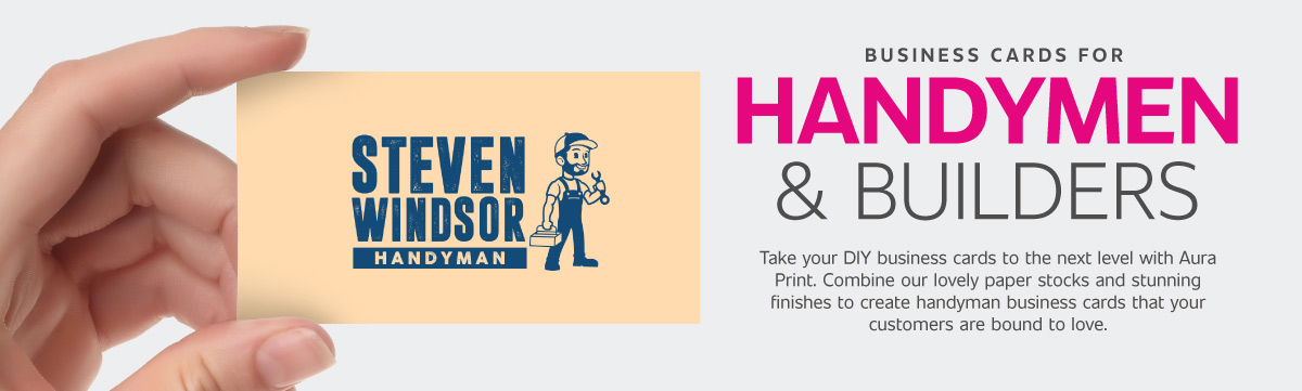 Handyman Business Cards Header Banner