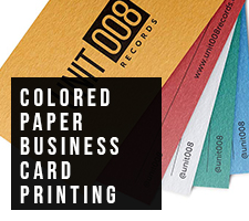 Triplex Color Core Business Cards