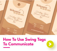 Using Swing Tags To Communicate Brand Values