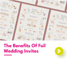 The Benefits Of Foil Wedding Invites