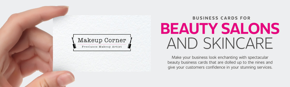Beauty Business Cards  Header Banner