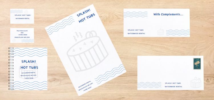 Business Stationery Splash