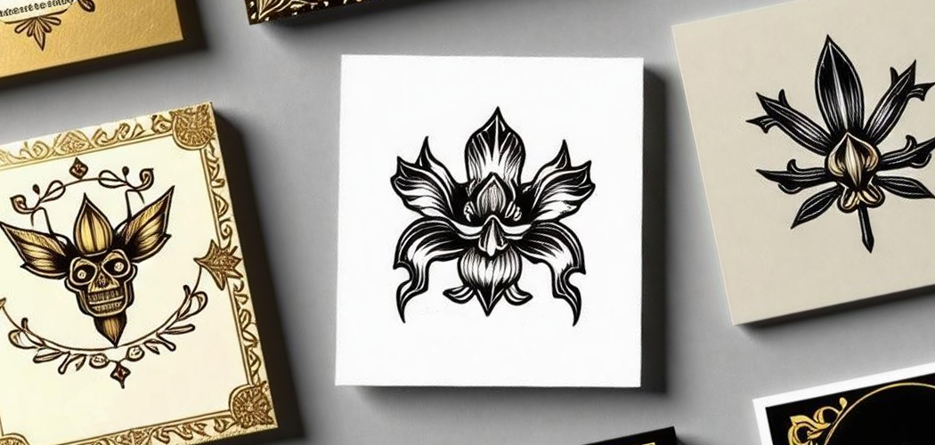 Motif Tattoo Business Card