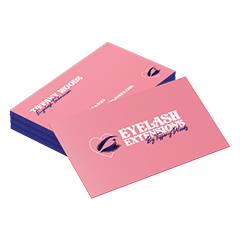 Eyelash Extension Business Cards Design