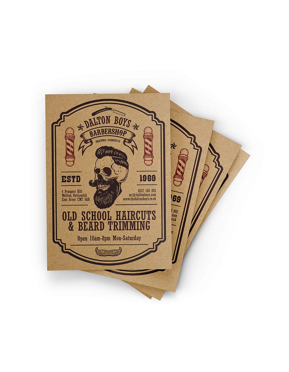 Kraft Flyers Printing | Recycled Flyers & Leaflets
