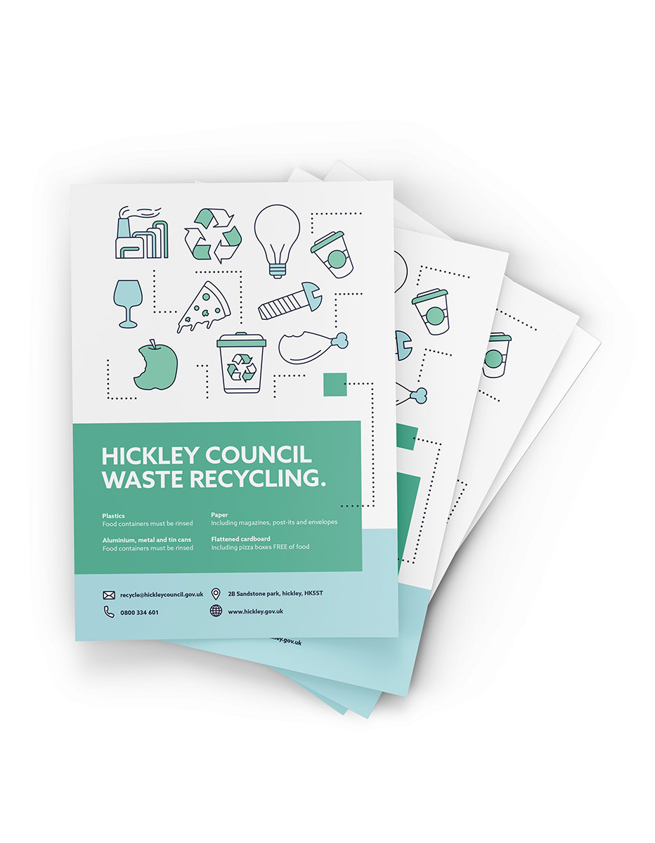 Recycled Flyers & Leaflet Eco-Friendly Printing