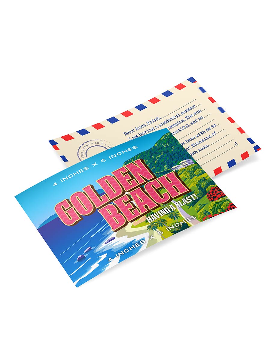 4x6 Page Full Color Foil Flyers Card Stock