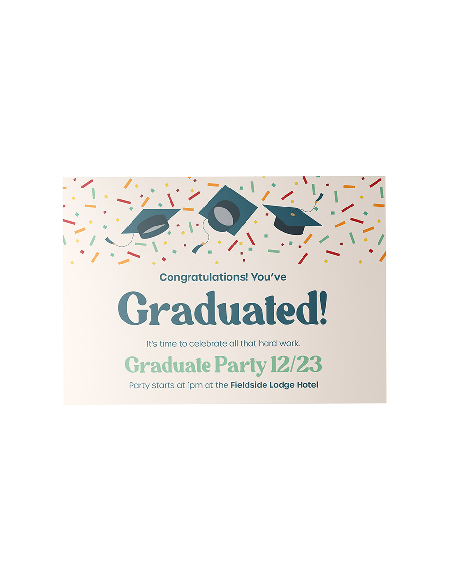 Custom Graduation Postcards | Print Your Own Postcard Graduation ...