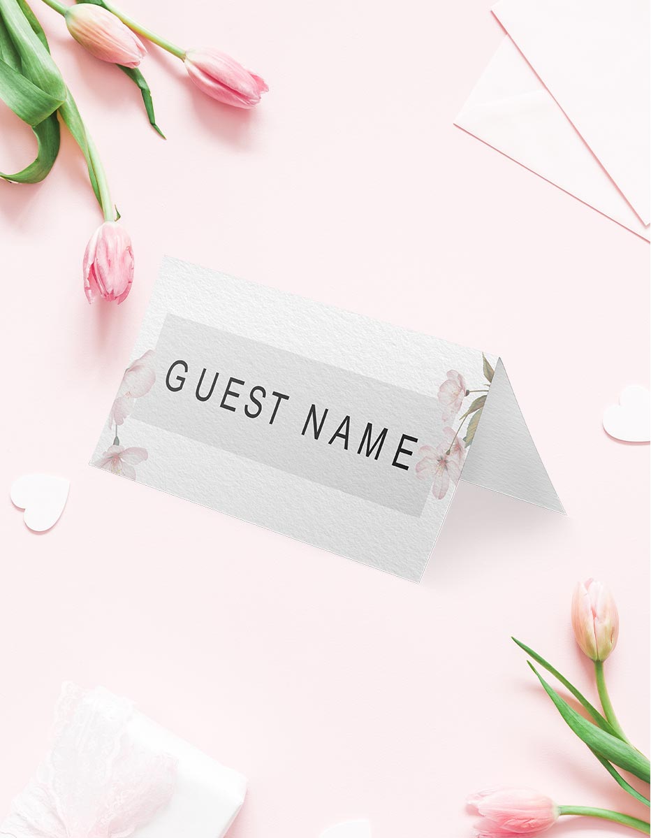 NEW Wedding Place Cards  Free Guest Name Printing!