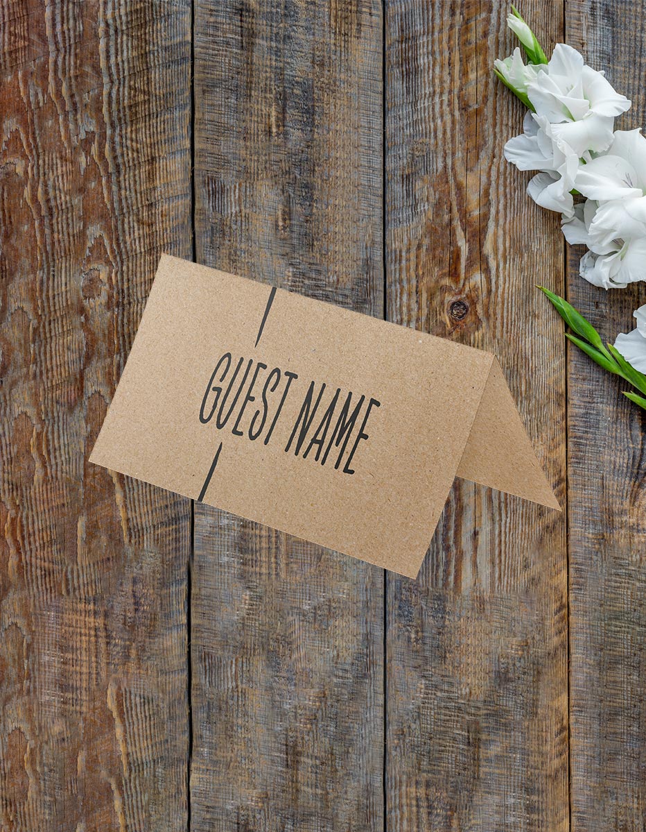 Hitched Wedding Name & Place Cards