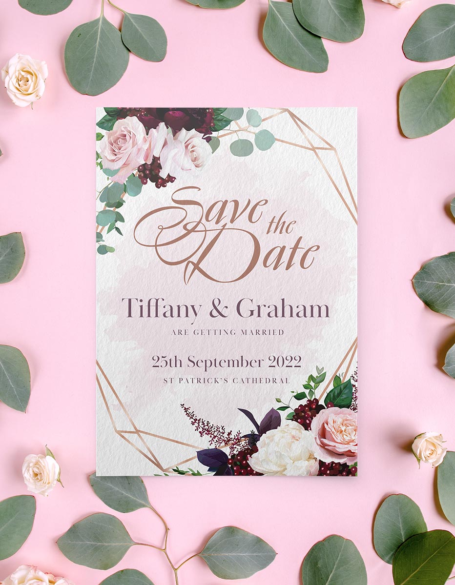 Prism Wedding Save The Dates
