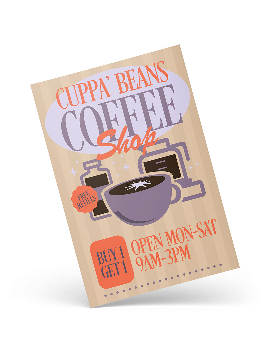 Coffee Shop Flyer Printing