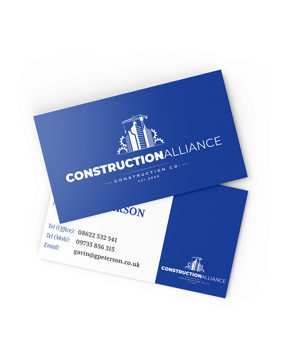 Construction Business Card Printing