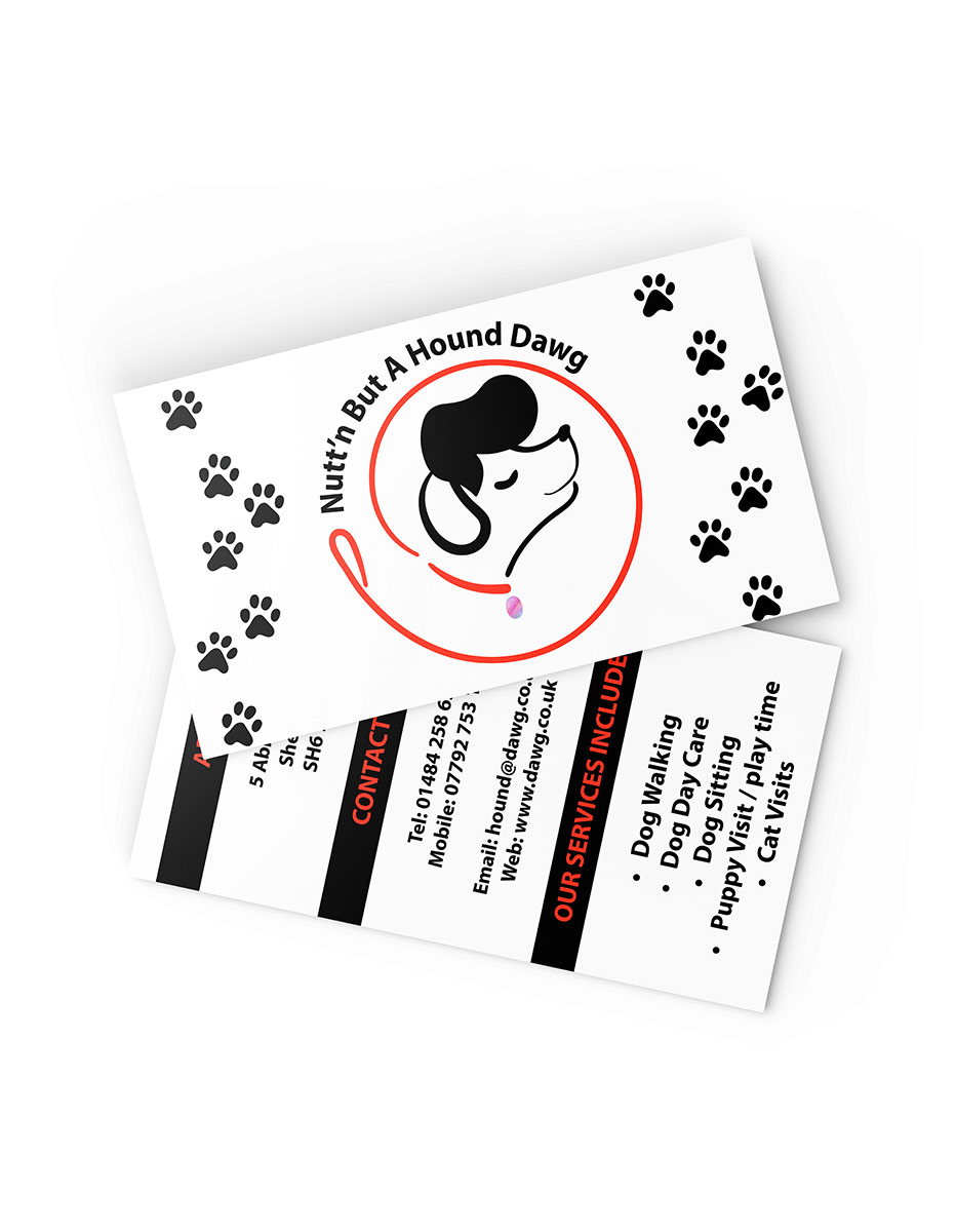 Dog Walking Business Card Printing