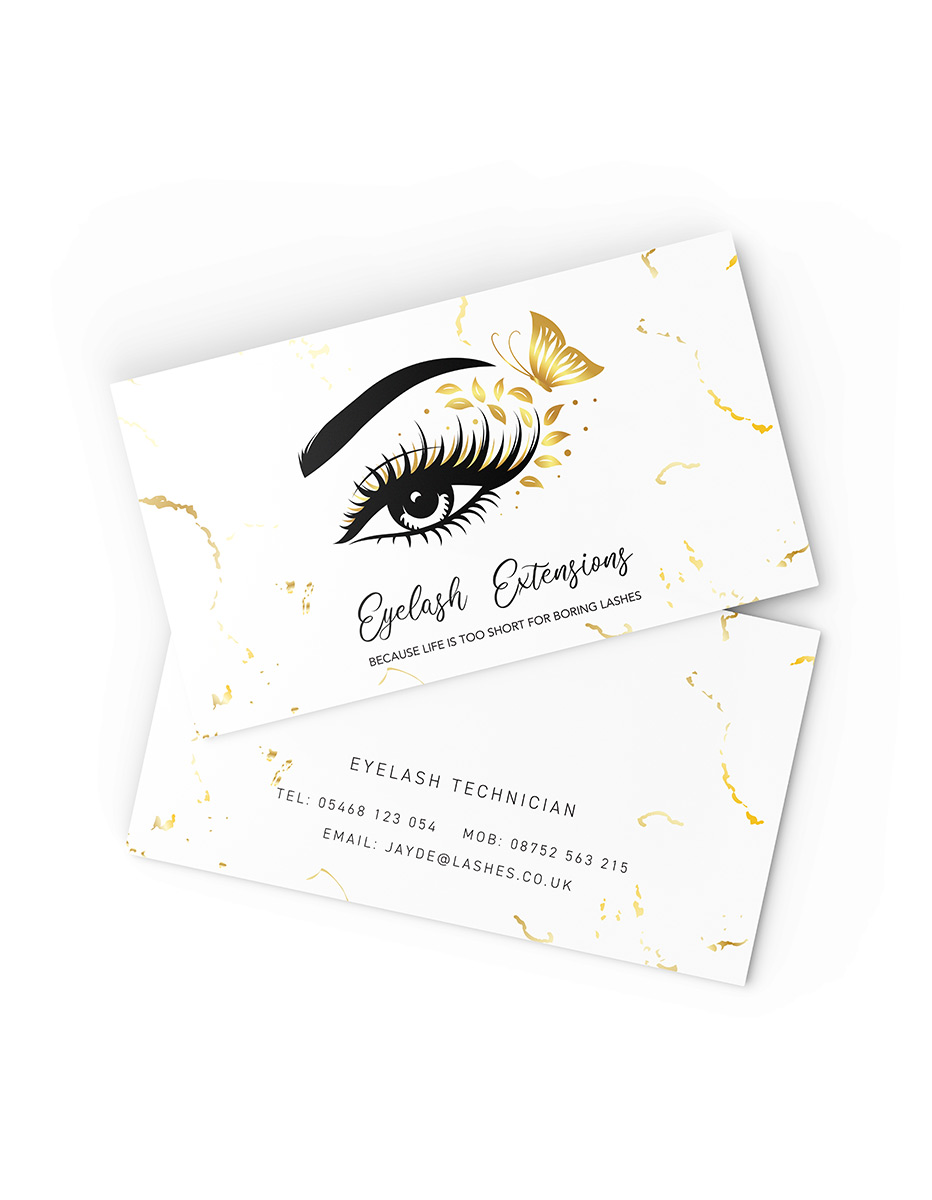 Eyelash Artist Business Card Printing