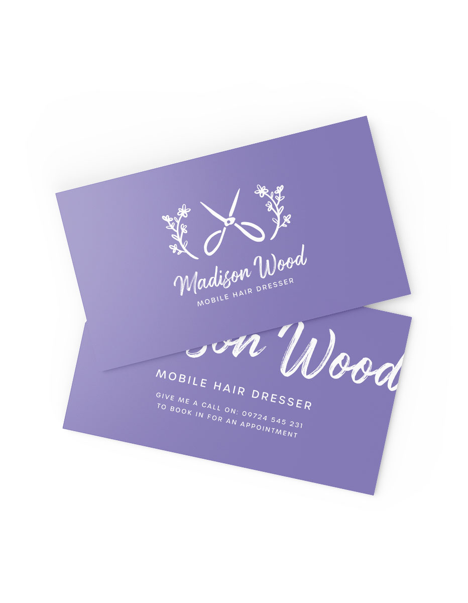 Hairdresser Business Card Printing