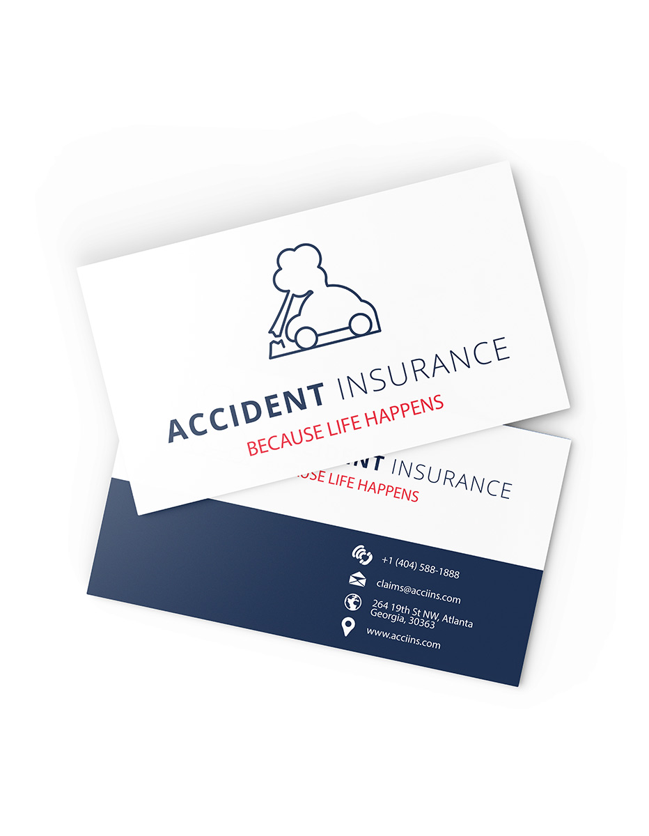 Printed Insurance Business Cards