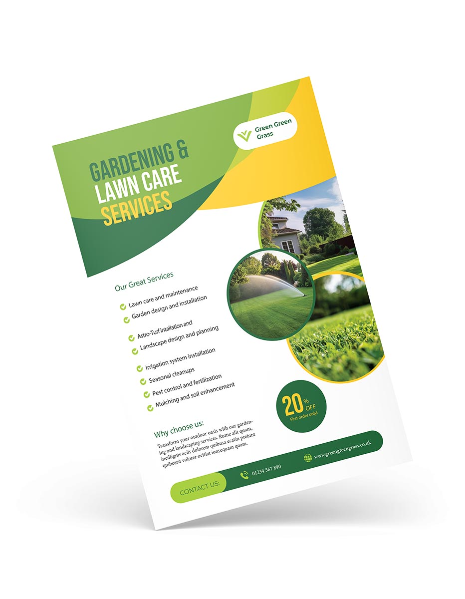 Gardening Flyer Printing