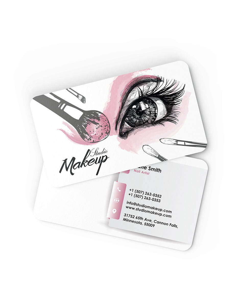 Printed Makeup Artist Business Cards