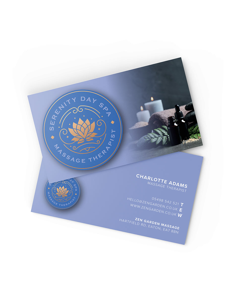 Massage Business Card Printing