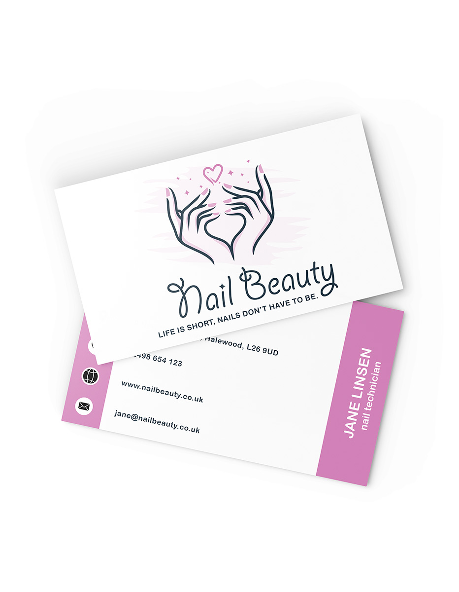 Nail Artist Business Card Printing