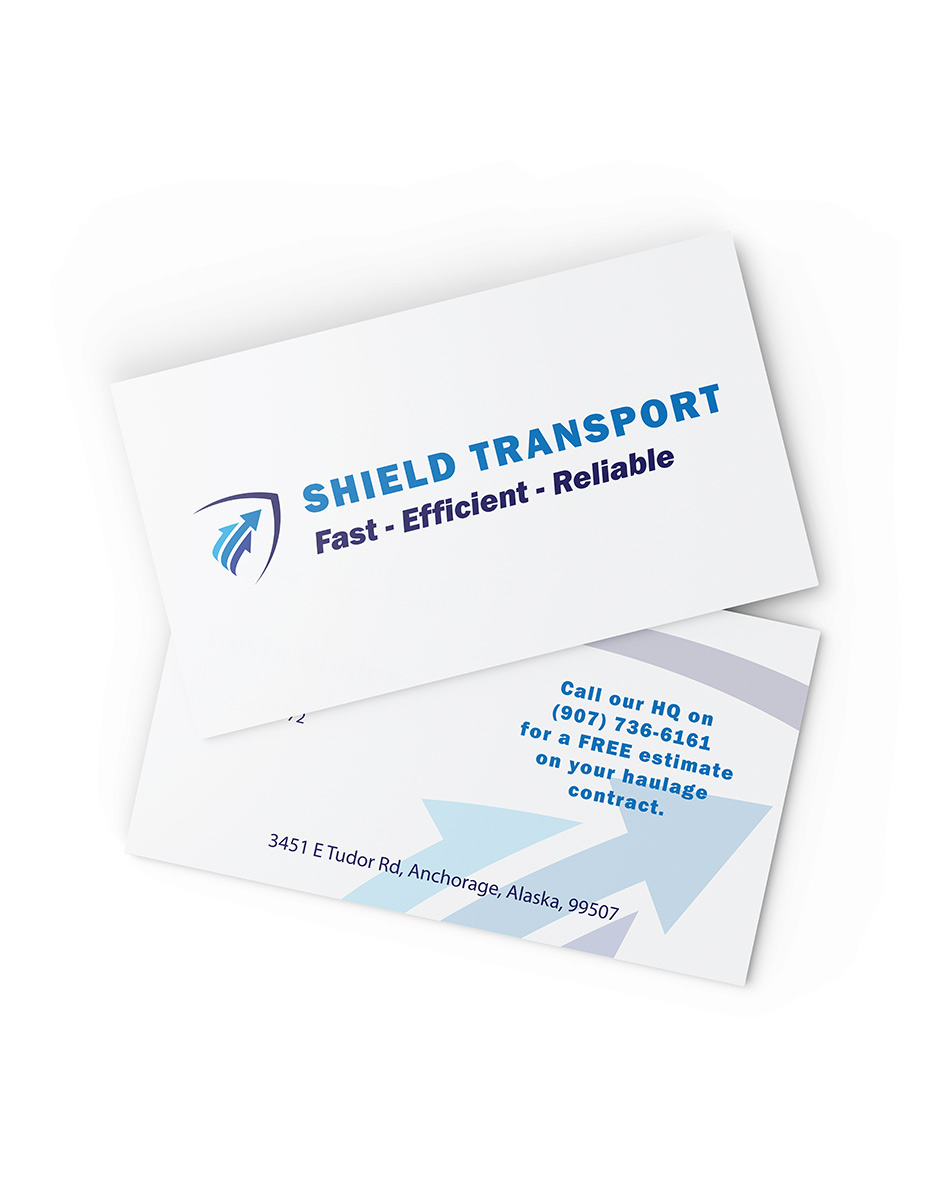 Printed Transportation Business Cards