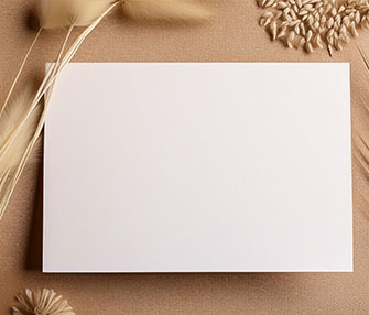 uncoated paper card